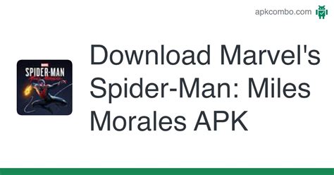 spiderman miles morales apk|Marvel’s Spider.